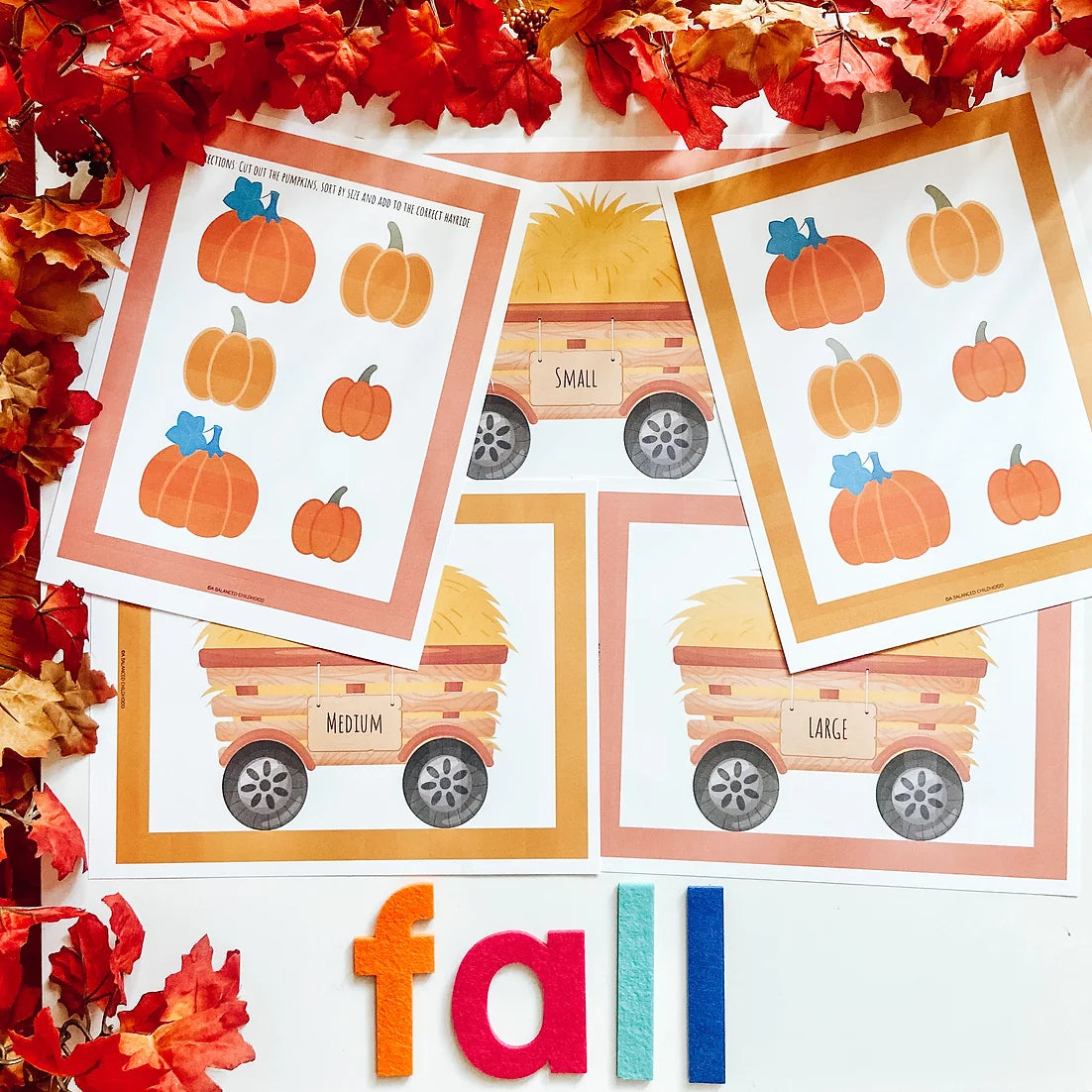 Pre-School Fall Activity Bundle